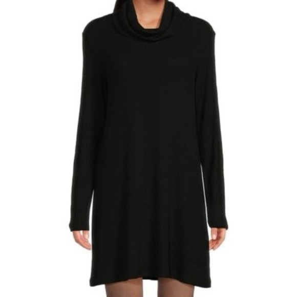 Michael Starr, Los Angeles, Hallee mini shift dress, black size L - Picture 1 of 9